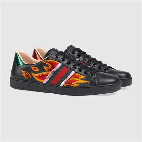 gucci ace flames sneakers|gucci ace sneakers review.